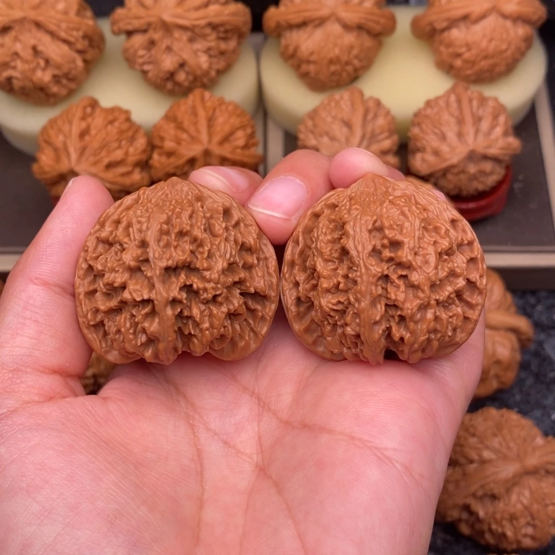 文玩核桃把件精品满天星39