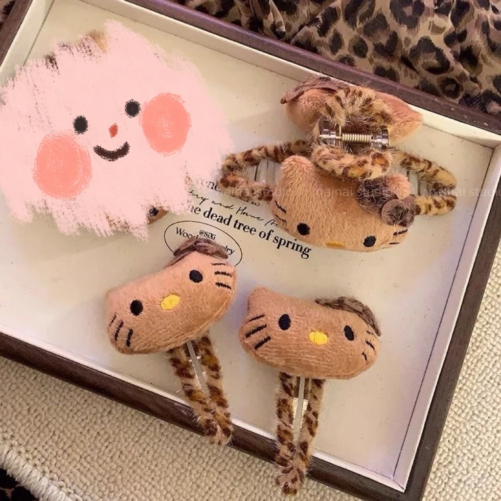 黑皮KT 可爱发饰三件套