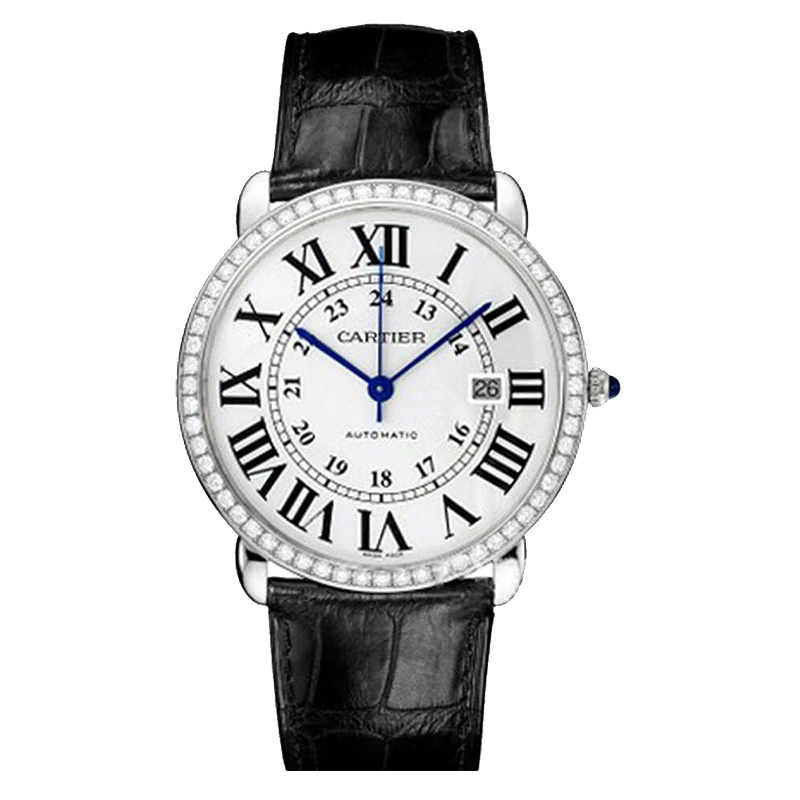95新 Cartier/卡地亚 伦敦系列WSRN0022/21年全套/42.mm/机械腕表