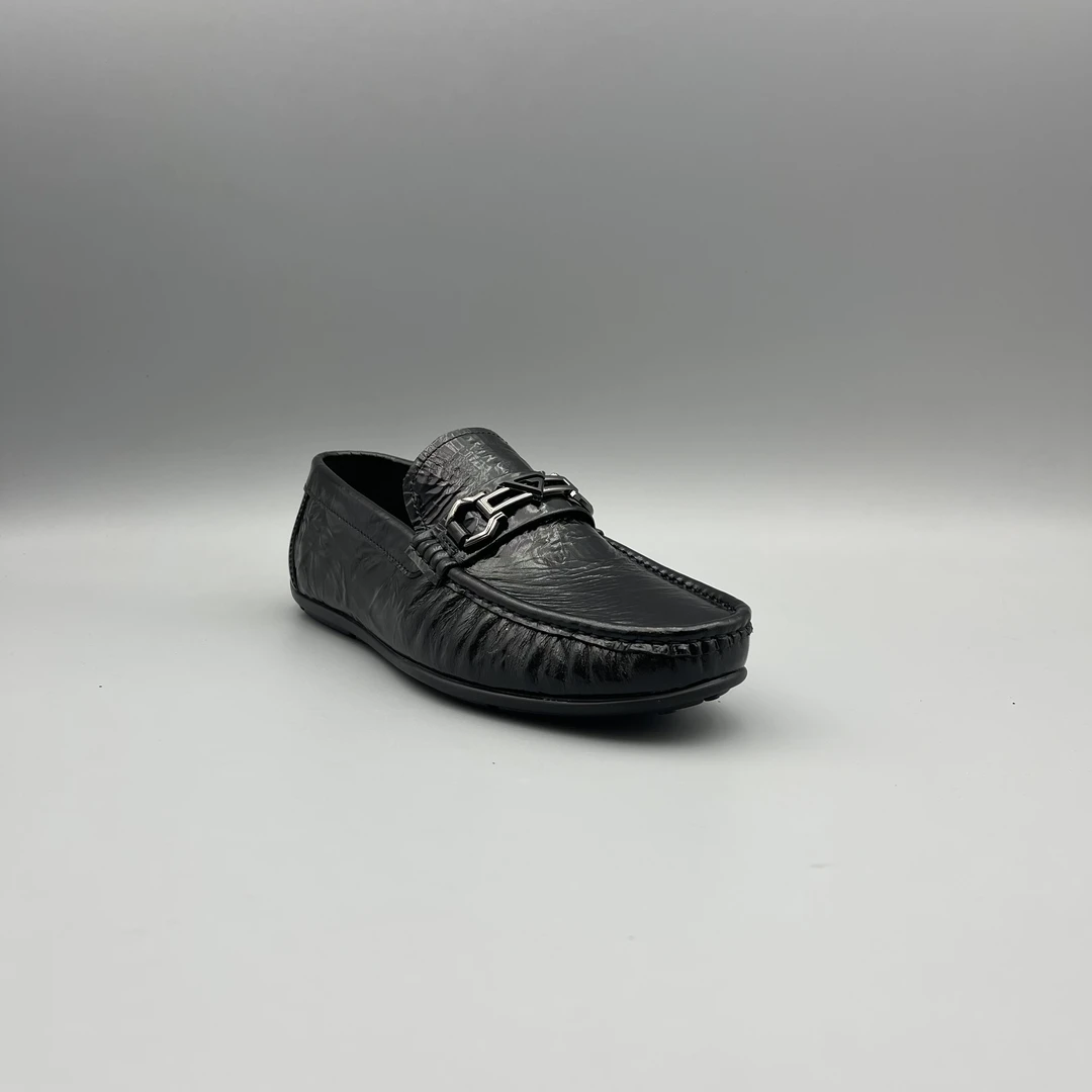 夏季新款轻质厚底圆头系带男士休闲鞋8776