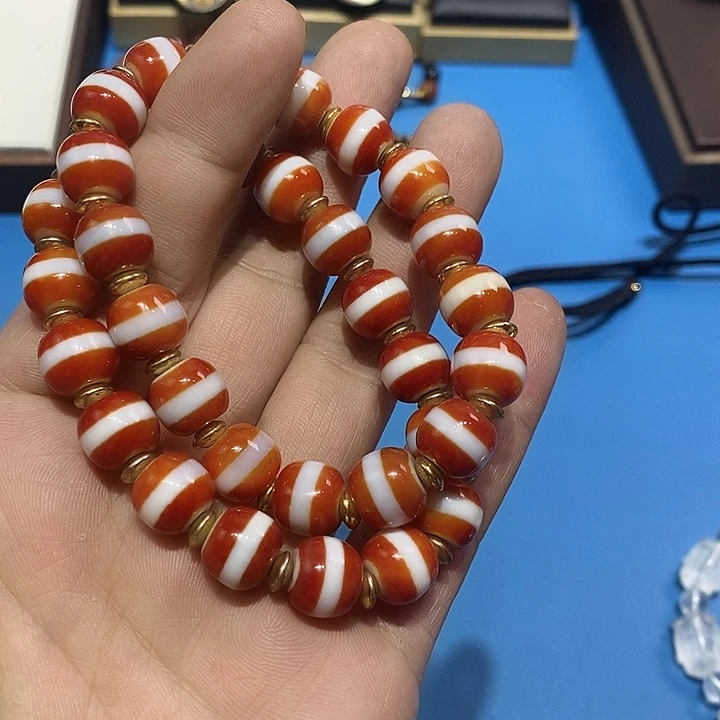 白玉菩提手串87号男女同款