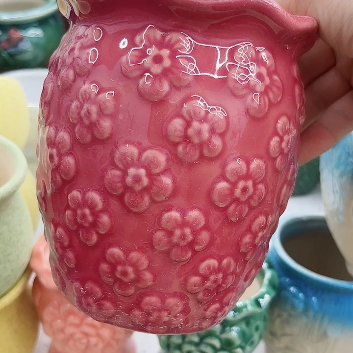 多肉绿植陶瓷花盆9.9包邮，有孔