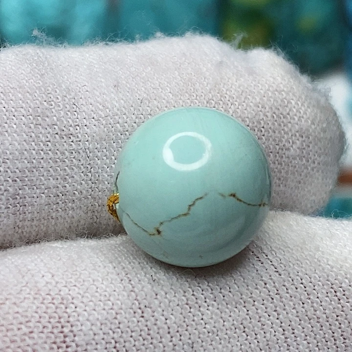 未镶嵌绿松石天然原矿 带武汉地大证书