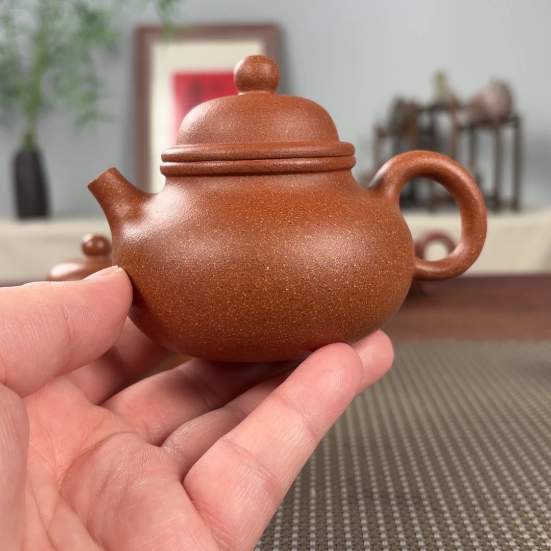 紫砂茶壶黄龙山原矿紫砂壶190