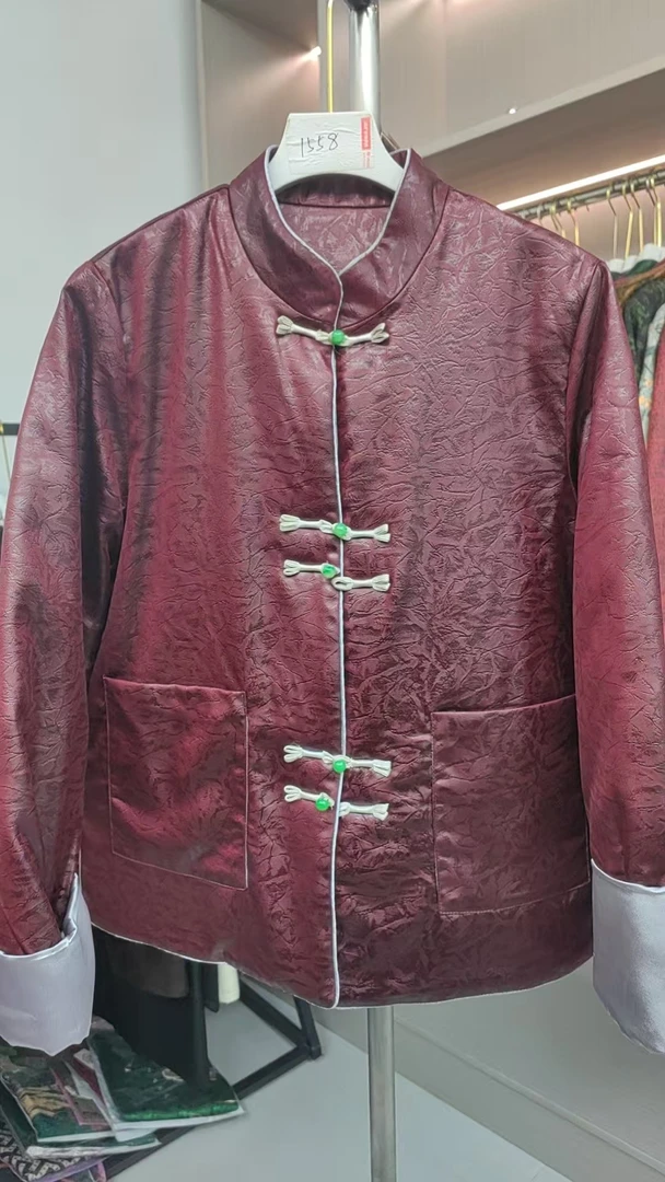 2024002017中国风冬季复古新中式国风女款加厚棉服精【清版】