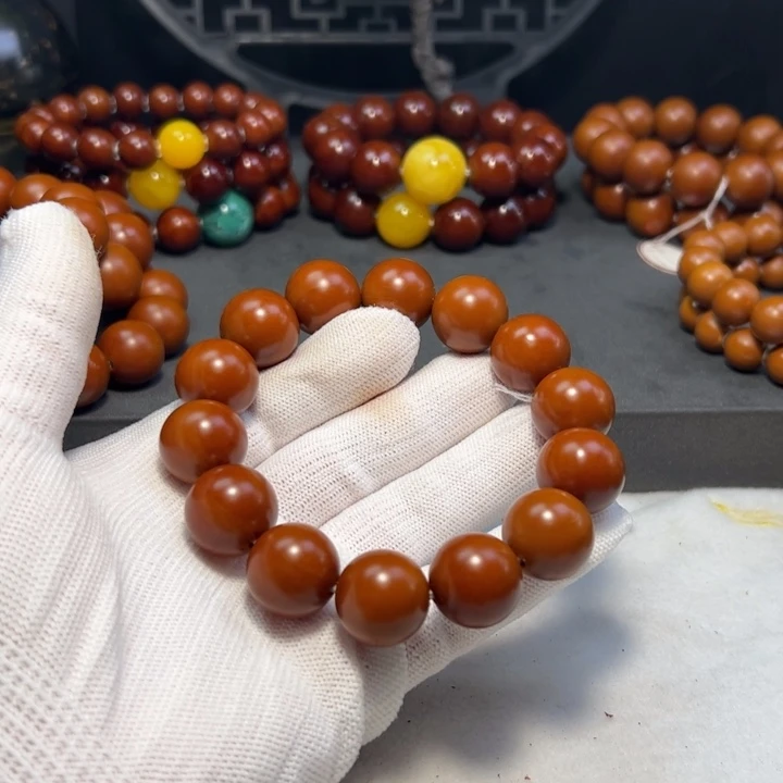 蓦***回橄榄核手串/手链1.68超全品