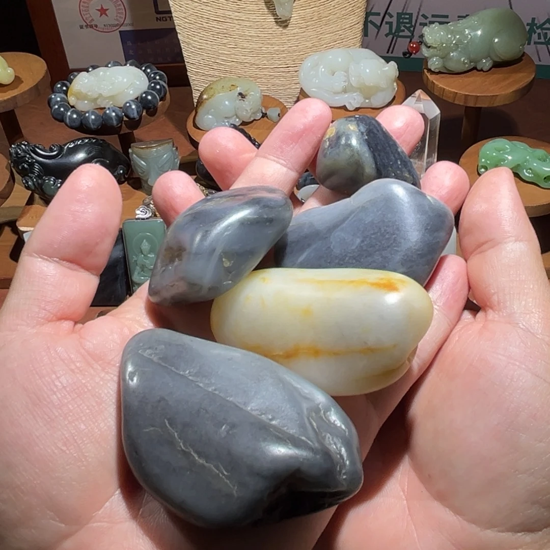 和田玉未镶嵌颈饰99一个