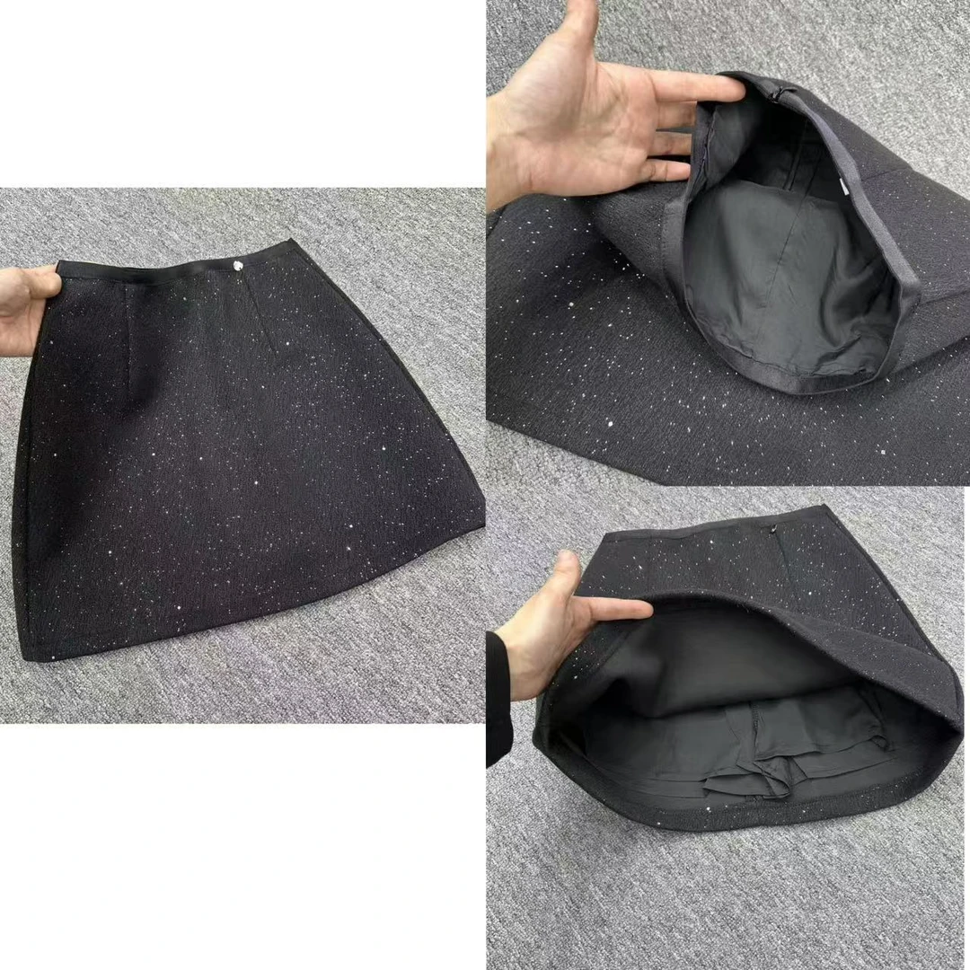 36178 北欧青 亮闪闪半裙（裙长39）