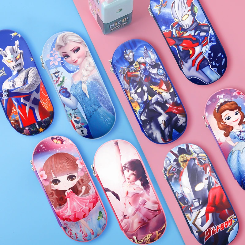 儿童卡通文具盒3D可爱小学生笔袋培训班奖品大容量创意笔盒铅笔盒
