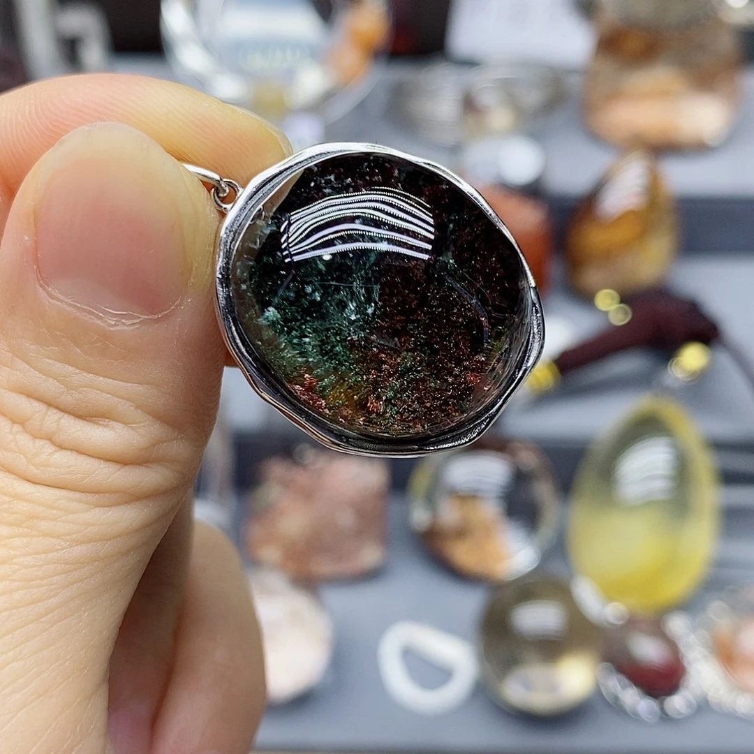 0***o珠宝半成品银S925镶嵌水晶定制水晶