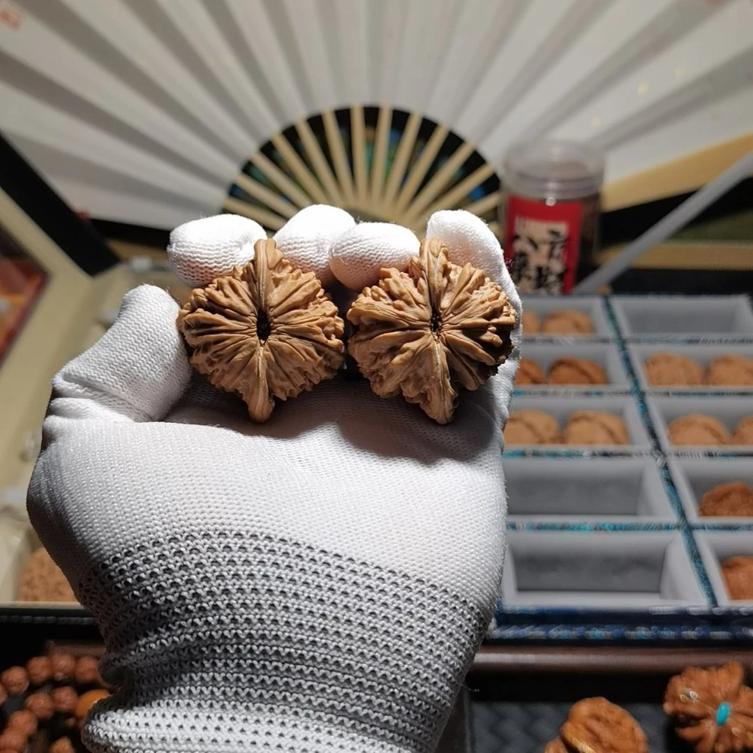 文玩核桃把件司物蓟县山地四座楼三角 S8111