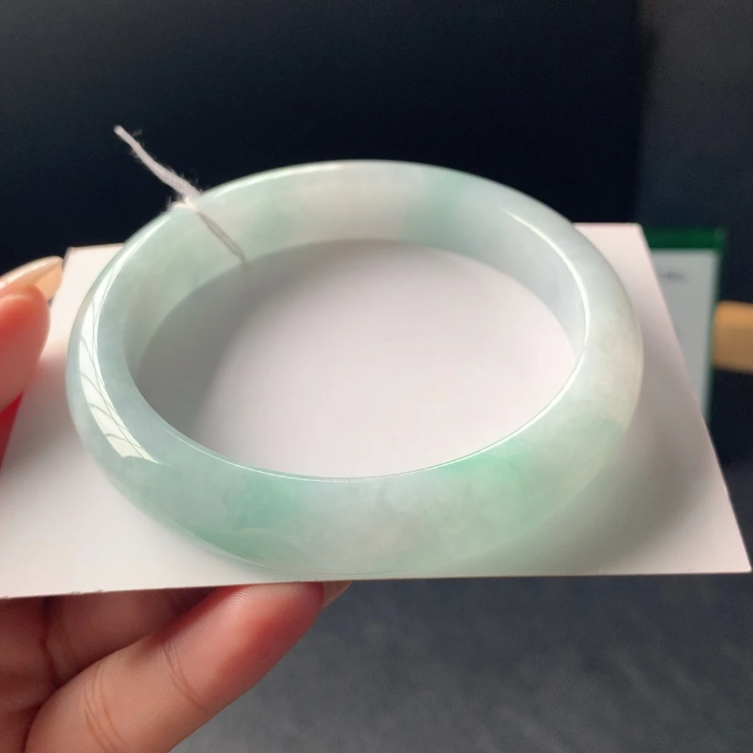 翡翠未镶嵌手镯13号61-12.7-8.6