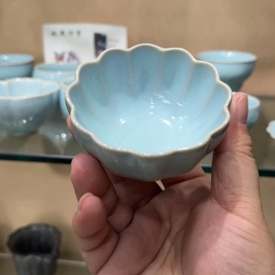 瓷片陶瓷茶具汝瓷茶具