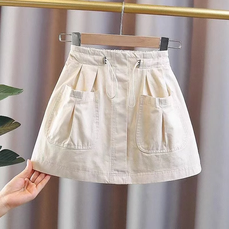 【思晨家】2025新款女童薄款夏季韩版洋气纯色百搭休闲短裤