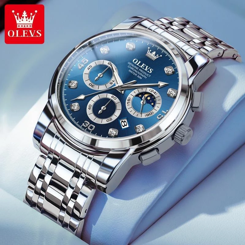 明星代言欧利时品牌手表多功能运动计时手表男士手表男表