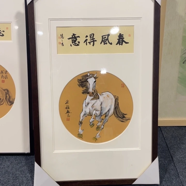 国画张乐毅精品马匹图