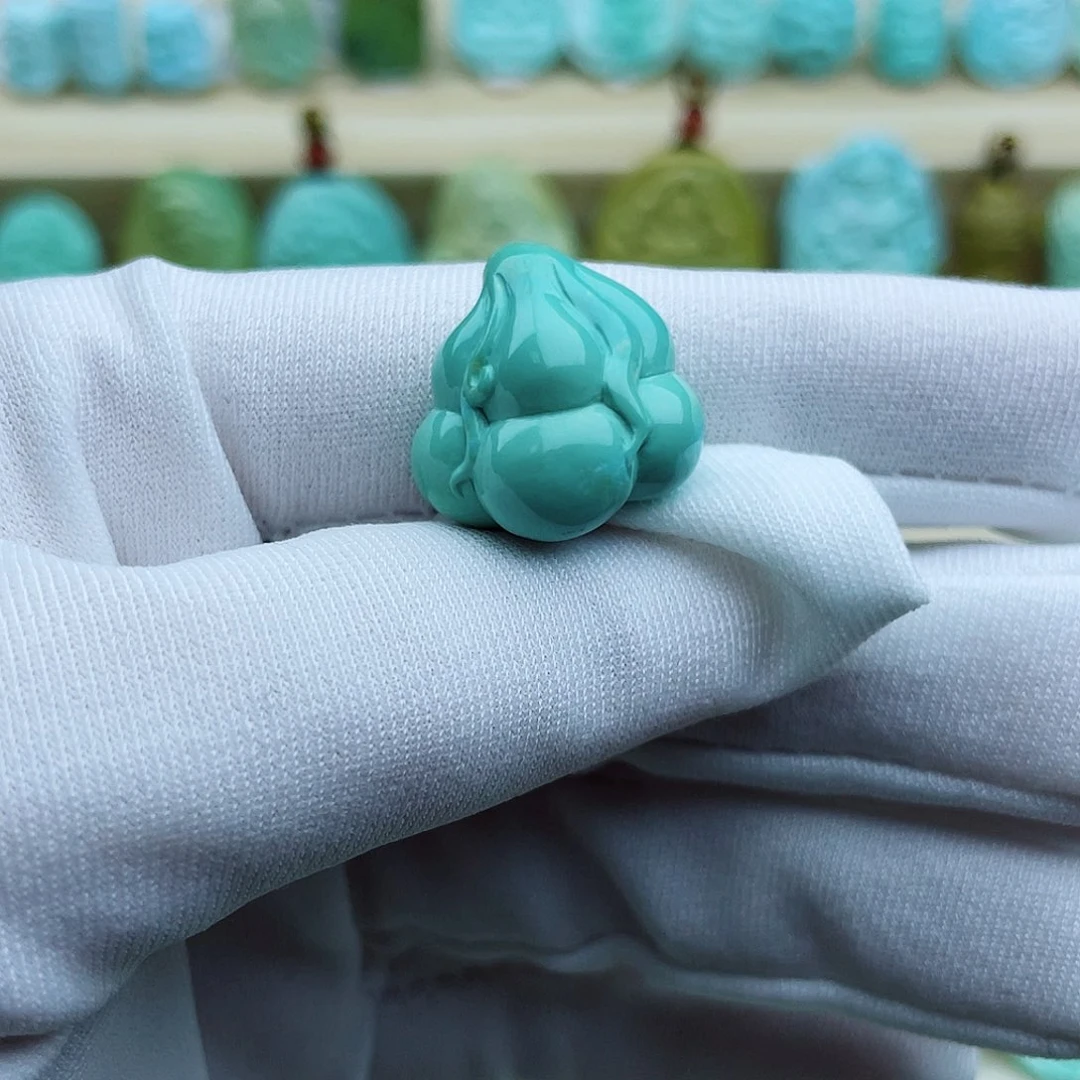 未镶嵌绿松石珠宝半成品