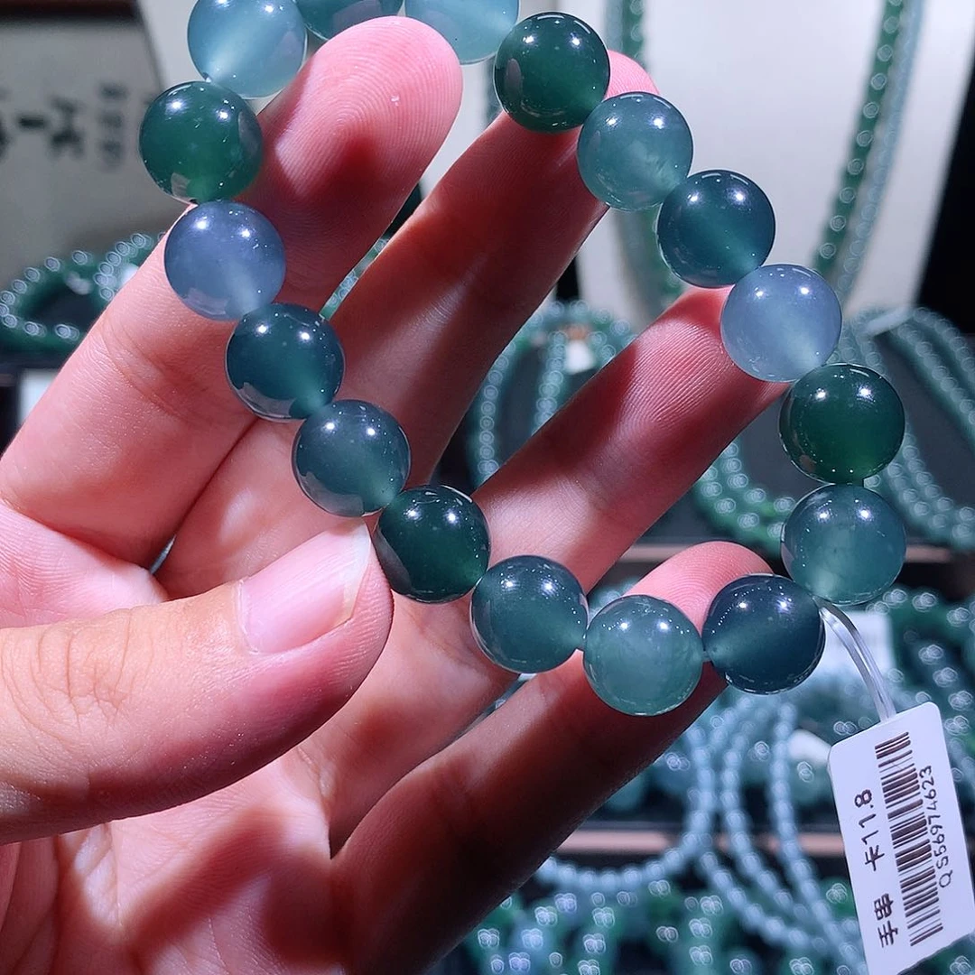 未镶嵌手链翡翠天然a货翡翠手串12