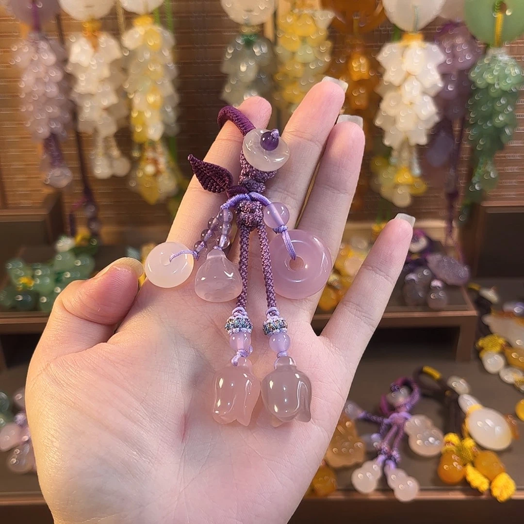玛瑙/玉髓未镶嵌车挂