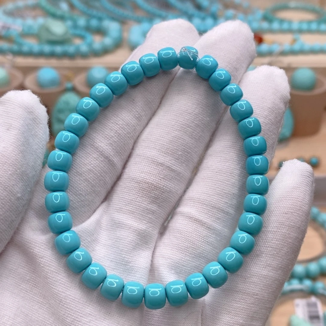 绿松石未镶嵌珠宝奇石6mm