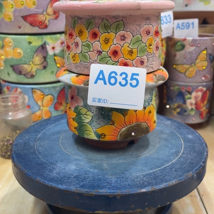 小盆多肉花盆帽檐