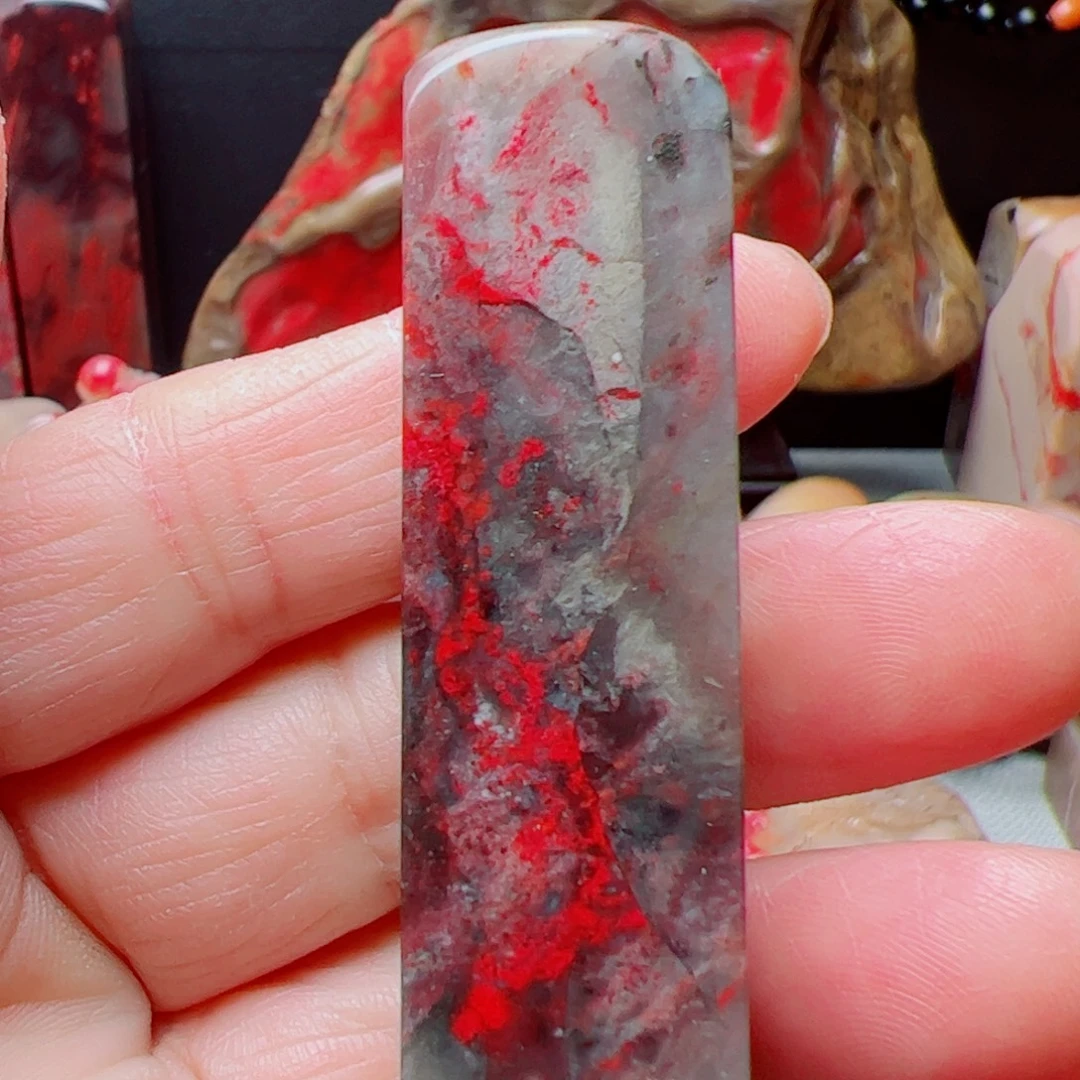 昌化石昌化鸡血石印章