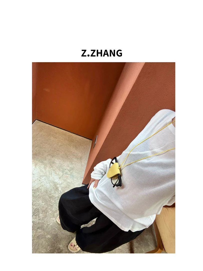 Z.ZHANG 牛皮 吸扣眼镜夹