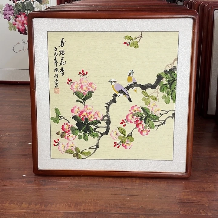 国画带框尺寸63*63厘米