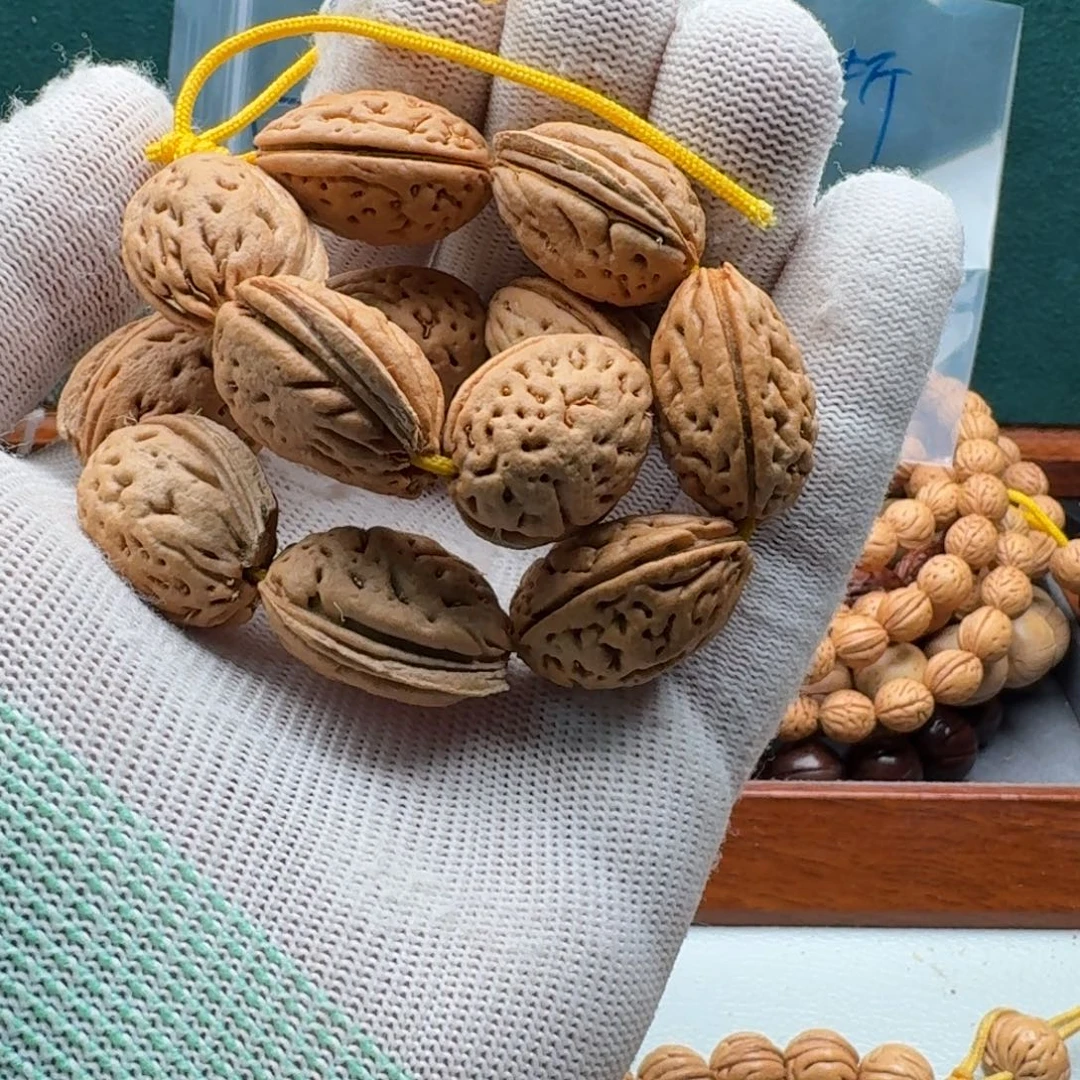 吊坠桃核盘锦钱袋子