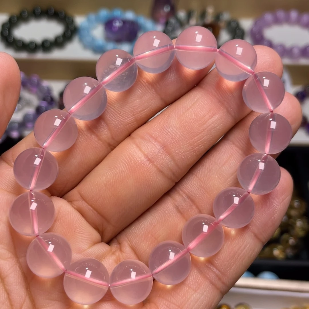 水晶手链未镶嵌粉水晶