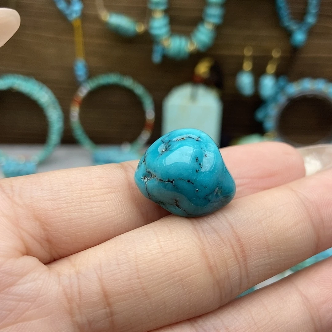 绿松石未镶嵌玉化随行