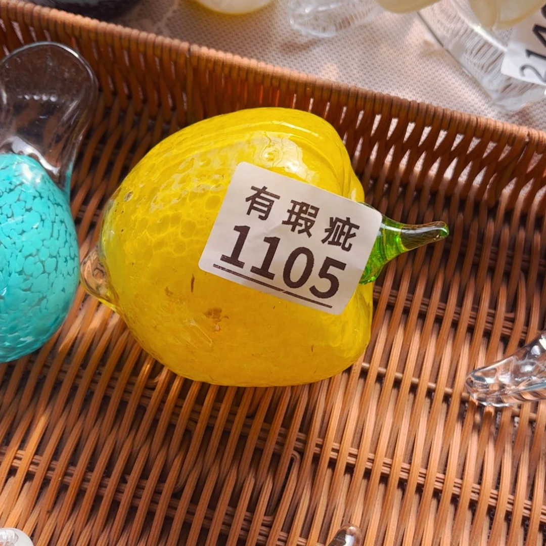 琉璃程*1105 微瑕花瓶摆件