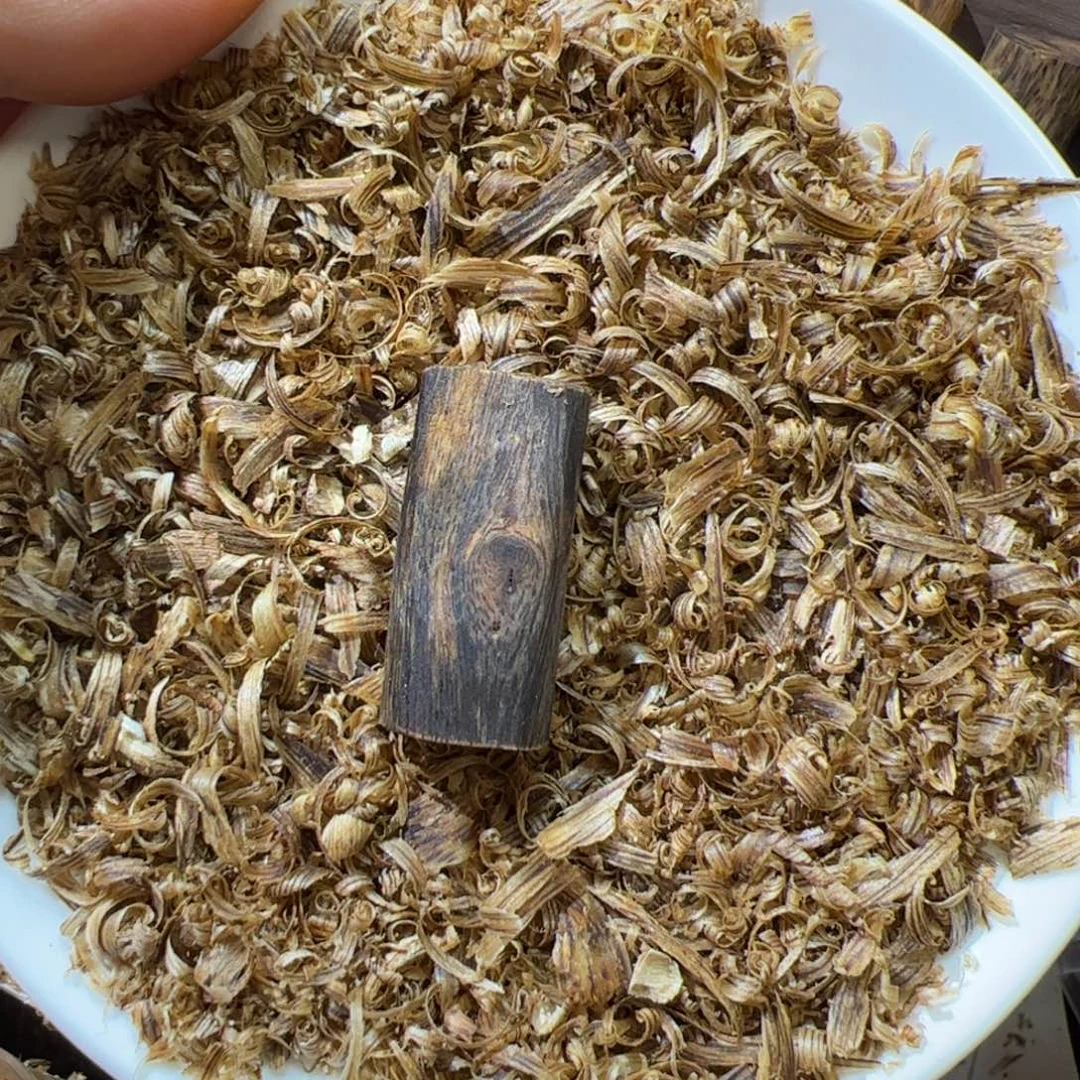 初***夏沉香沉香碎屑紫棋素牌满油4克+