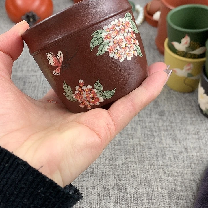 紫砂茶杯高端主人杯