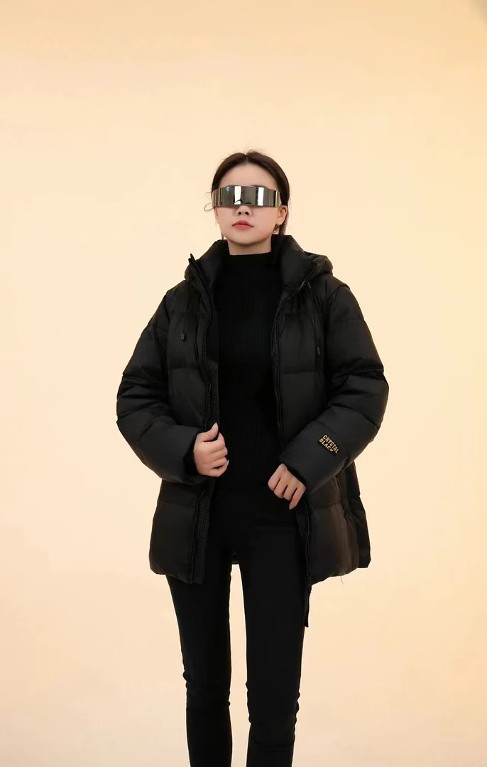 【黑金短】冬季白鸭绒羽绒服运动男女同款时尚保暖显瘦加厚运动连帽