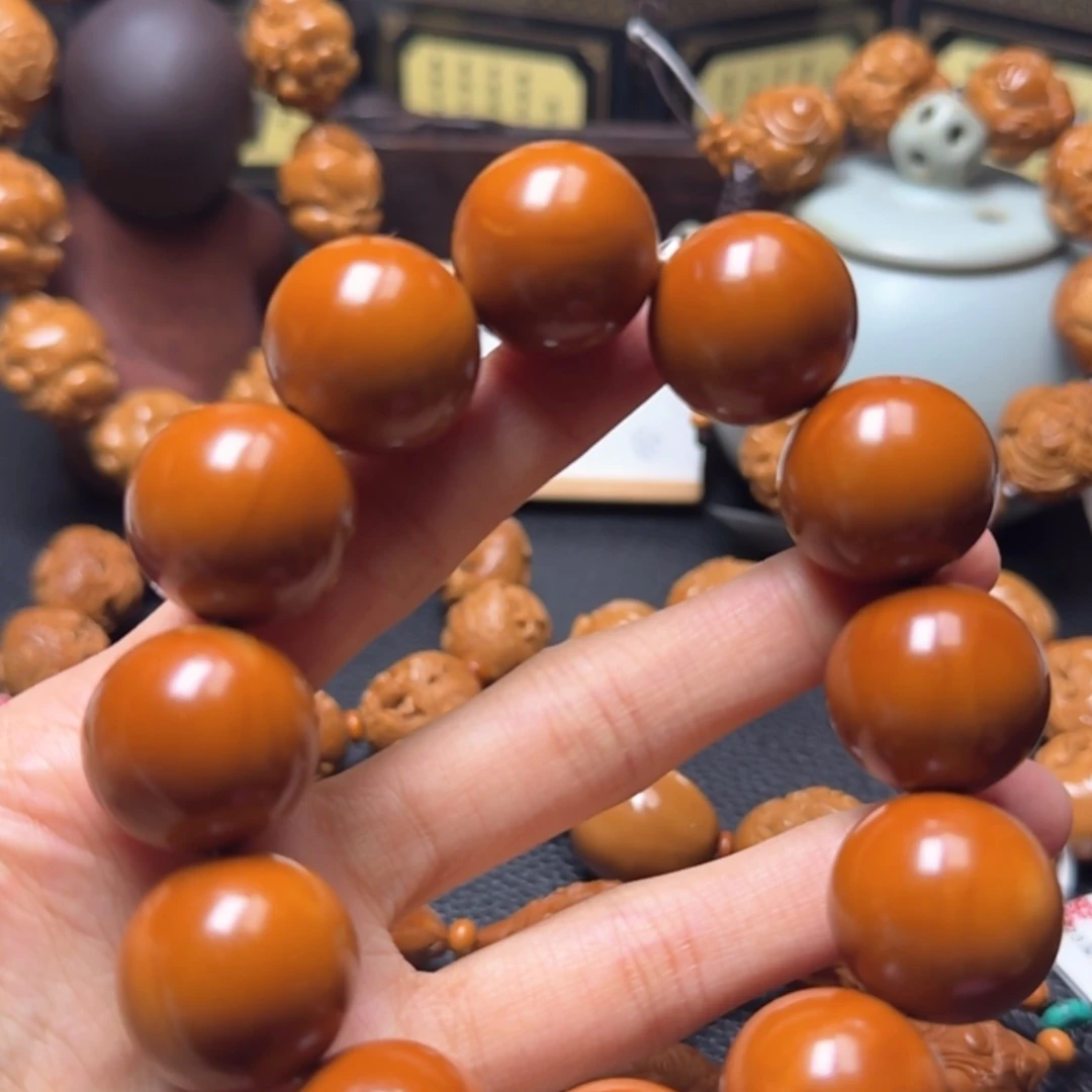 【闪购商品】橄榄核手串光珠正圆