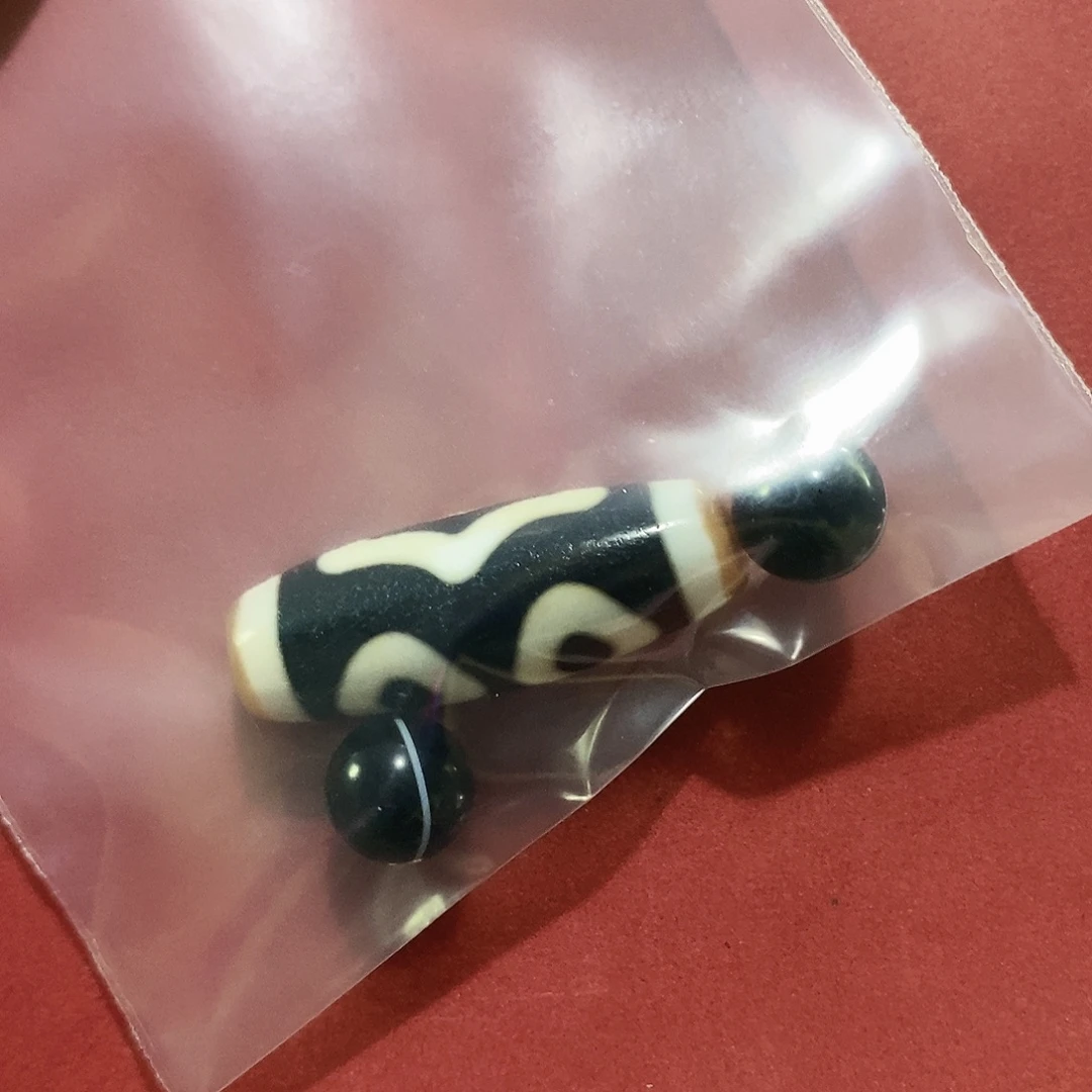 达***达玛瑙/玉髓未镶嵌颈饰行运臻品顶料佛三眼