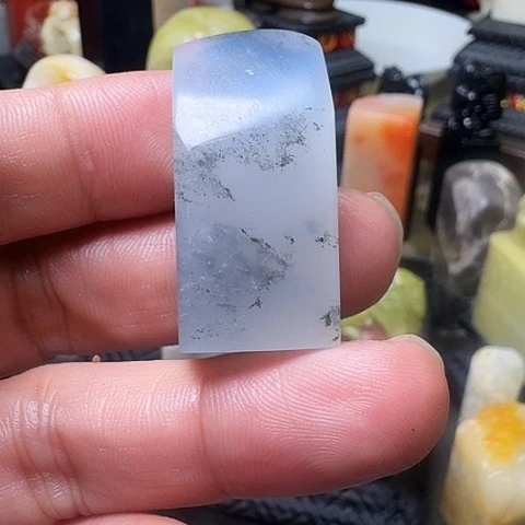 寿山石静*寿山鱔草冻