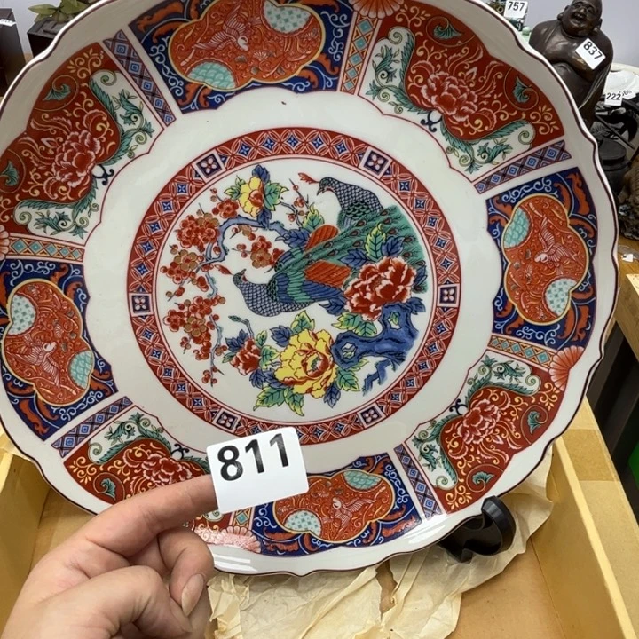 瓷片呀工艺品摆件瓷器摆件正能量