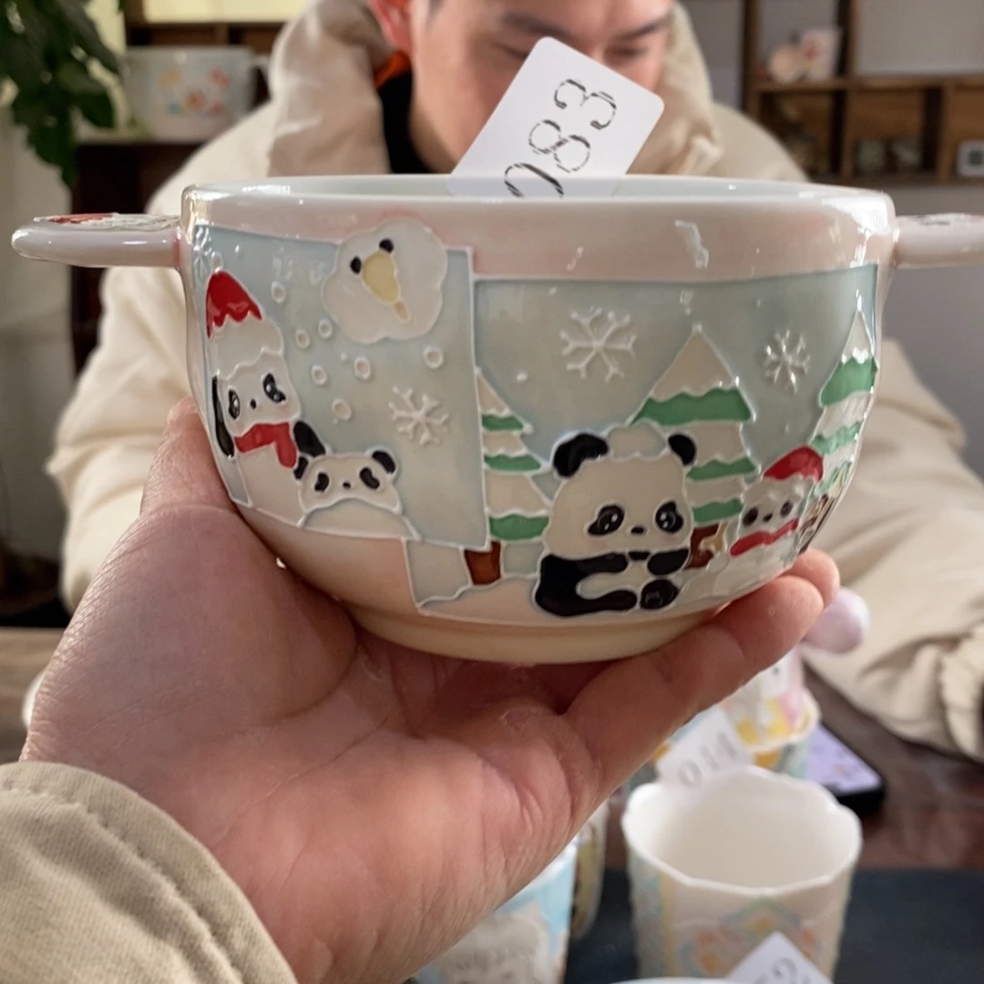 瓷片景德镇釉下彩手绘