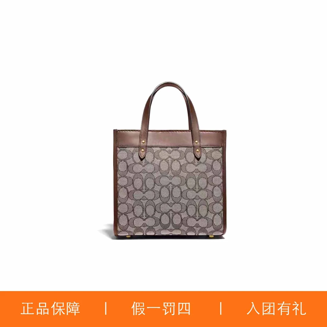 95新 COACH/蔻驰 蔻驰针织方托/F1389/22X21X12