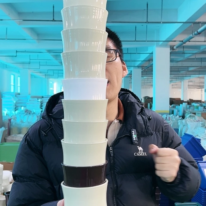 特价竹节口10高10.5米色带托10只