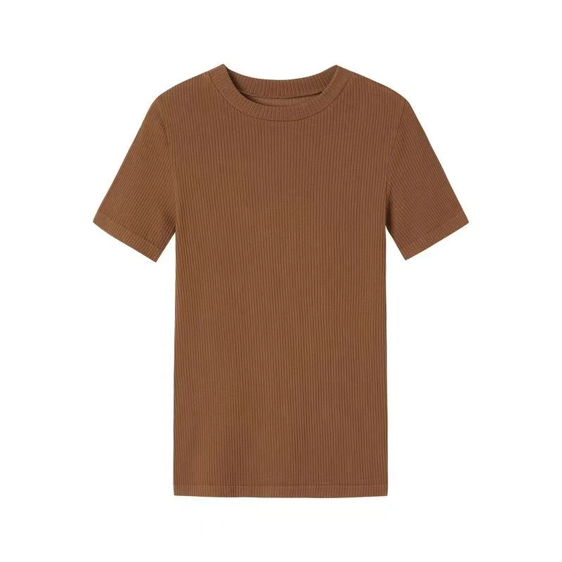L009-FFF-咖色T恤