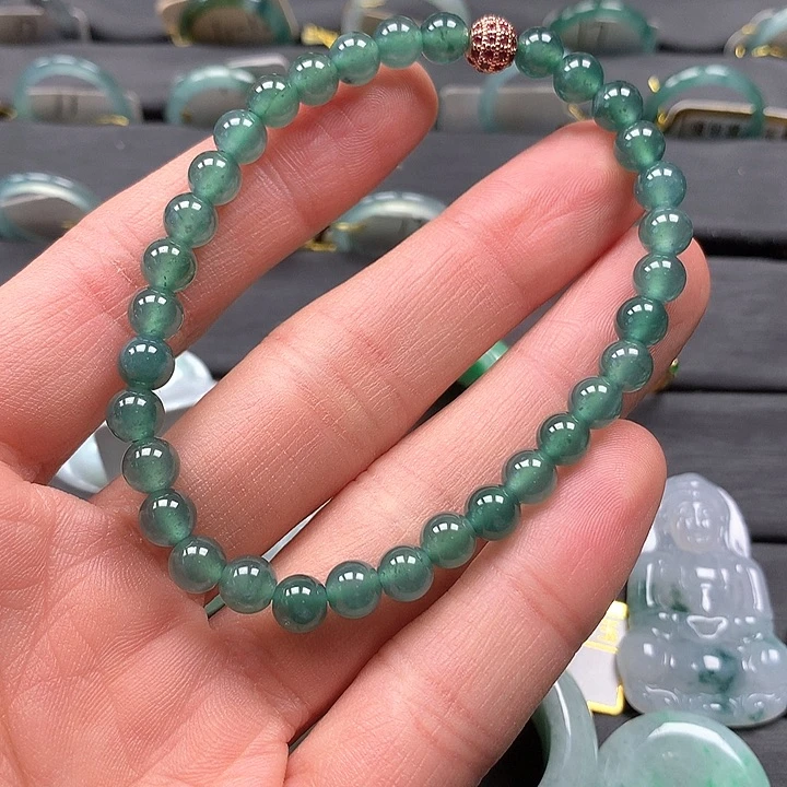 翡翠手链未镶嵌手链