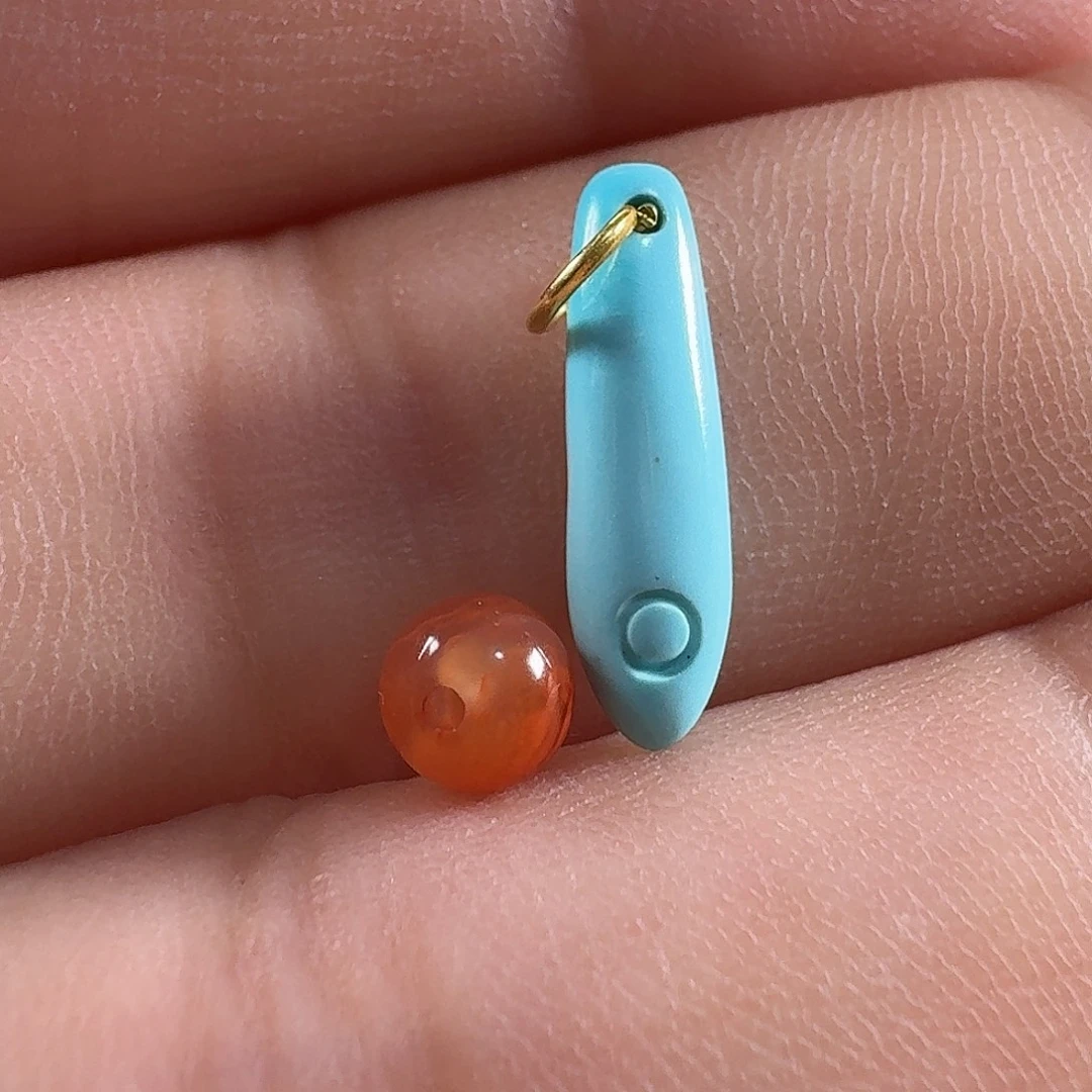 南红玛瑙未镶嵌颈饰