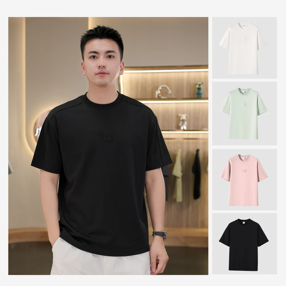 【大表姐专属】短袖t恤25夏季凉感莱赛尔透气简约休闲圆领T恤Z6112