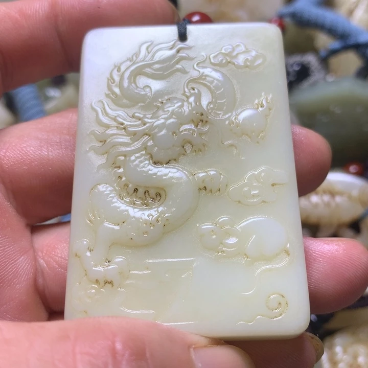 未镶嵌和田玉挂件春*晨