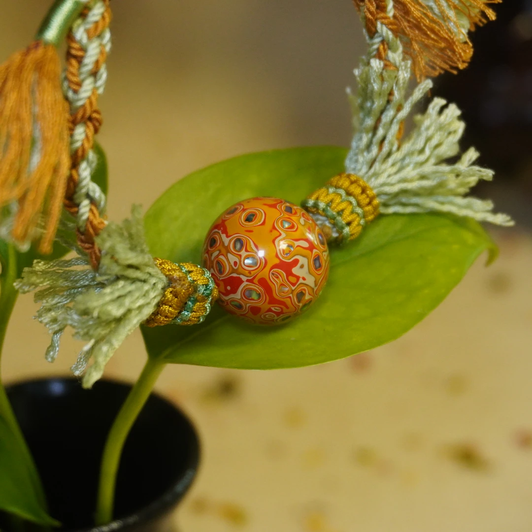 【槐荫山房】/HY257Z/脱胎大漆嵌螺钿珠