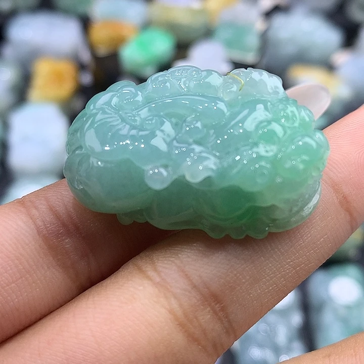 翡翠未镶嵌颈饰天然缅甸翡翠