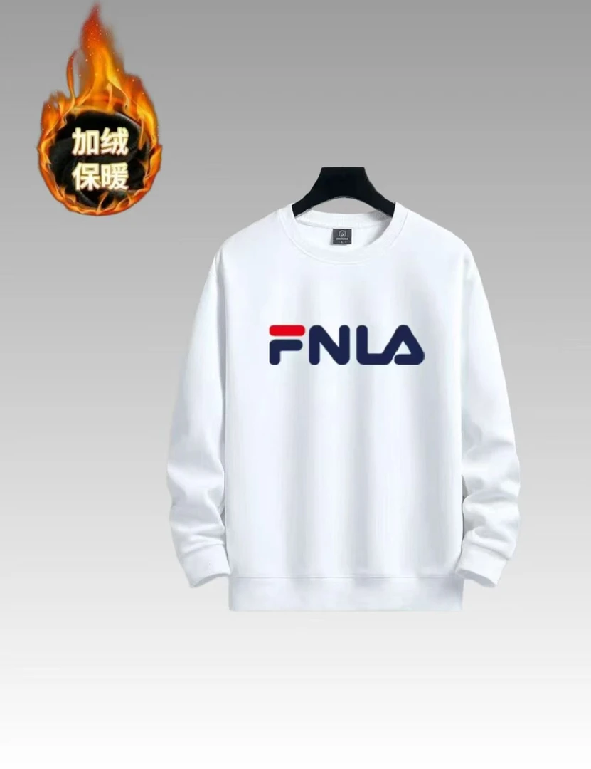 华棉加绒圆领男女同款